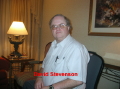 David Stevenson in the suite